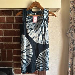 YFB linen tie dye tank top